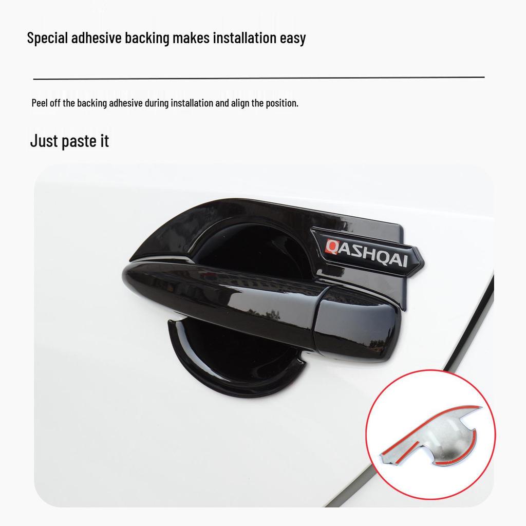 Qashqai Außentürgriffschalen-Aufkleber - Kratzschutz & Dekorative Zubehörteile