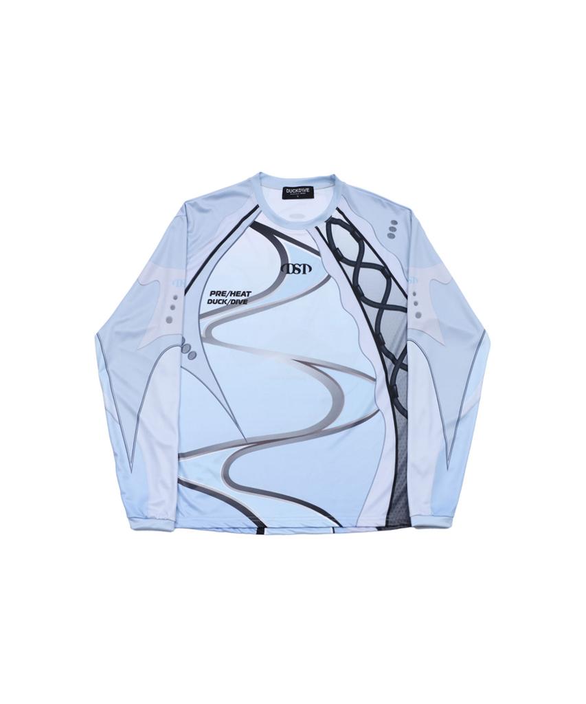 Deogdaibeu Helix Flow Jersey Long Sleeve Grey