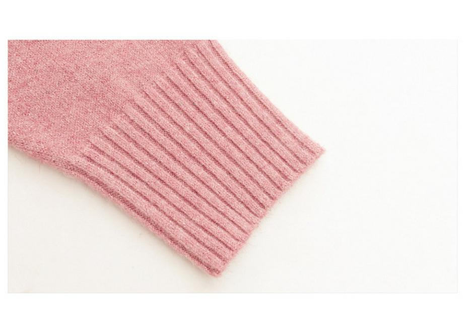 Women's High-Quality Wool Sweater - Simple Loose Knit Pullover for Autumn/Winter