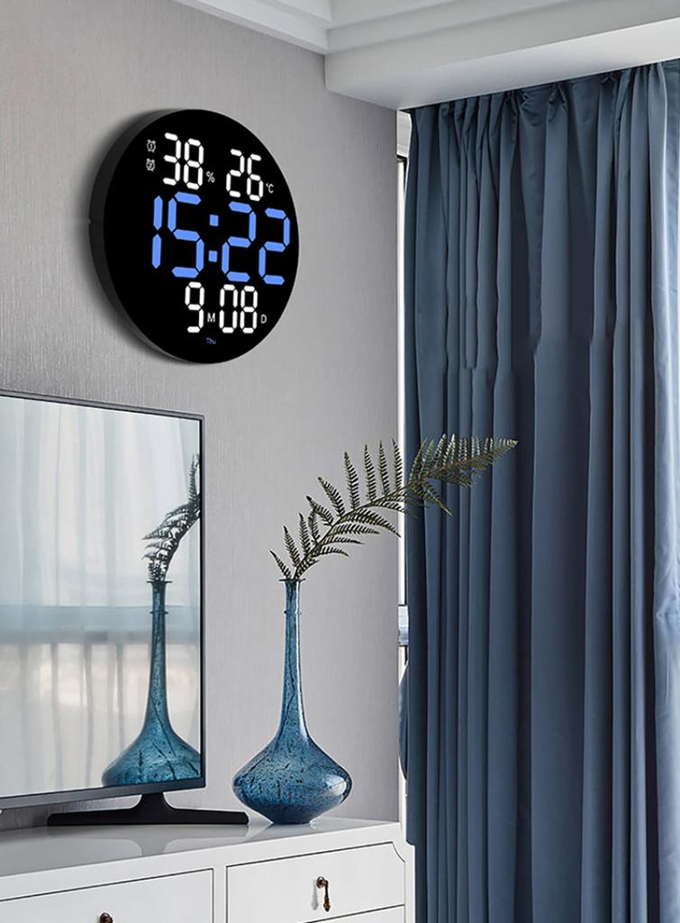 Danmukeji LED Digital Popular Wall Wall Large Fashion Color Easy to Adjustable Light Same Screen USB Memory Remote Living Japanese Instruction Manual