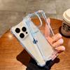 Four Corner Airbag Anti Fall Shockproof Clear Case For iPhone 17 16 15 14   11 Pro Max Mini 6 7 8 Plus SE For iPhone 17 Air