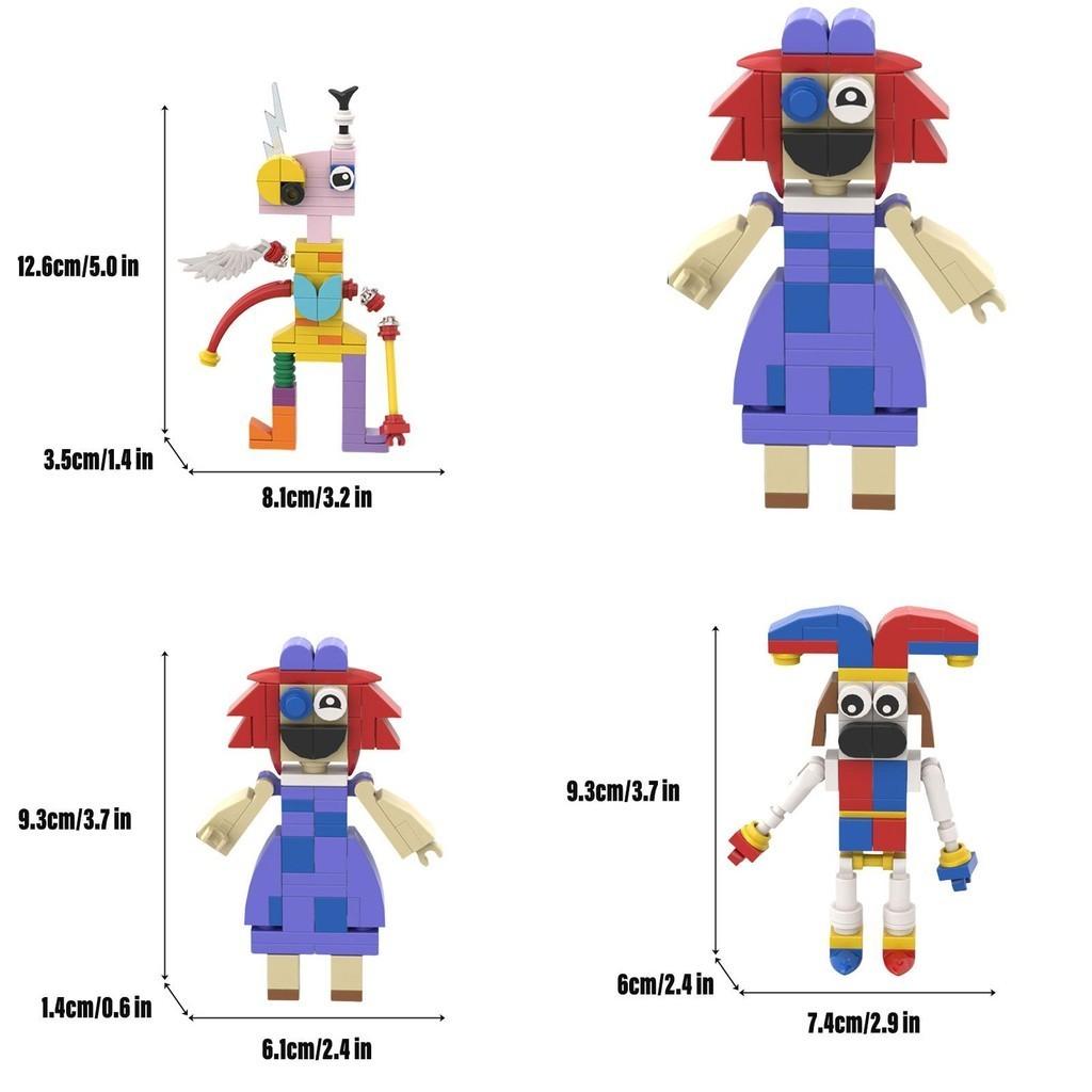 Jax Magical Circus Building Blocks Toy Compatible With Lego Diy Abs Plastic 400-800 Pieces