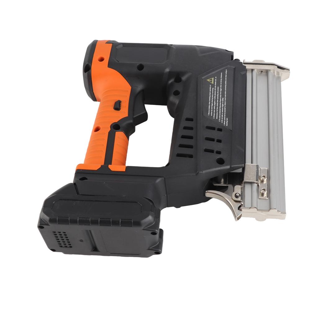 Cordless Nailer Kit 18V 2Ah Lithium Battery Powered Electric Staple Gun for Woodworking Projects
