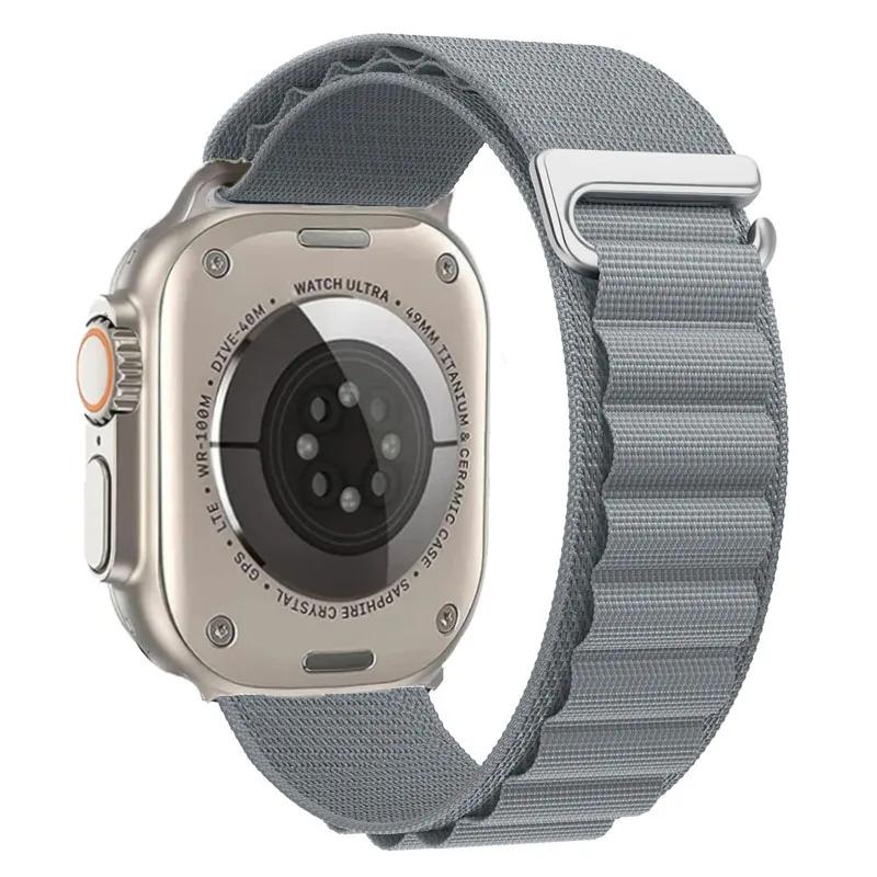 Alpine Loop Strap For Apple Watch Ultra 3 Band 49mm 11 10 9 8 7 46mm 42mm 45mm 41mm Nylon Sport Bracelet iWatch 6 5 SE 44mm Belt