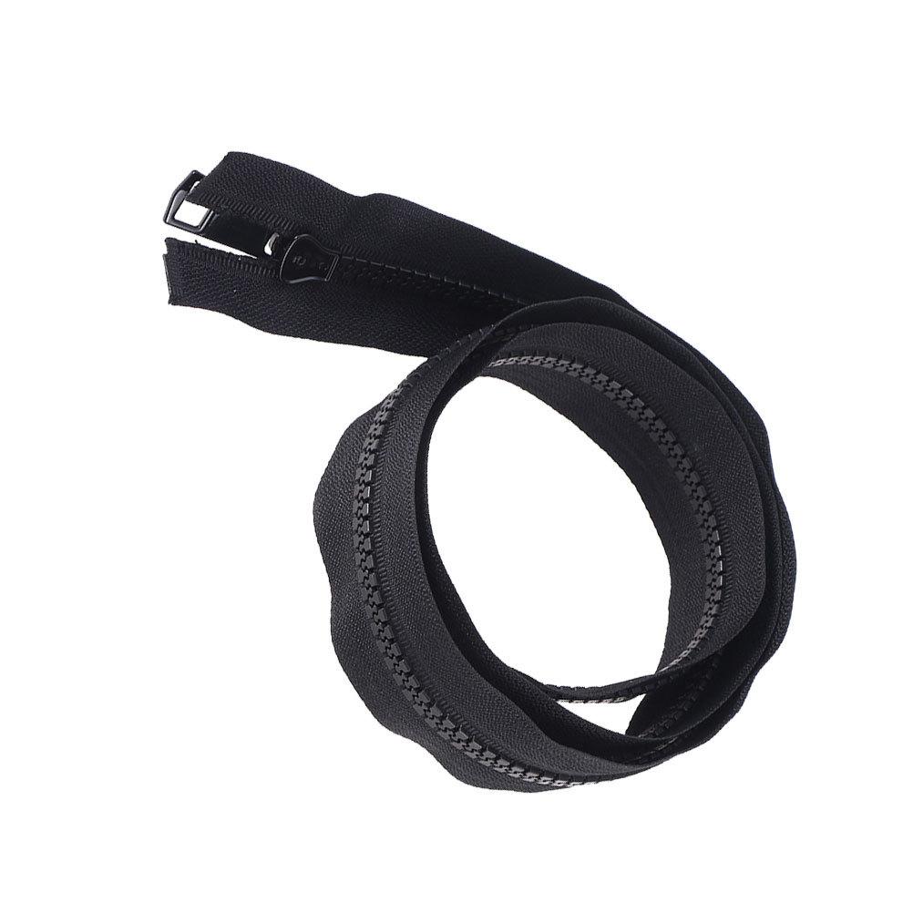 1pcs 80Cm Black Down Zipper For Jackets Bags Lightweight Durable Sewing Replacement Tailor Tool Craft Diy Garment Repair Sewing