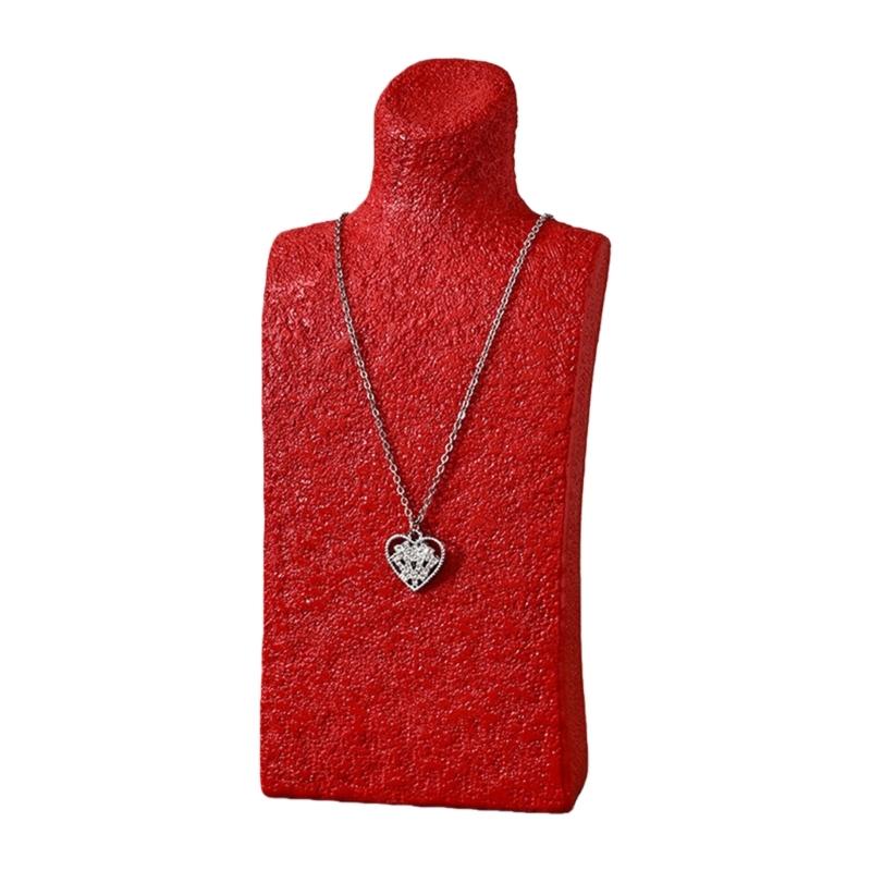 Sturdy Base Jewelry Holder with Thickened Support Ensuring Stability for Necklace Exhibition Secure Display