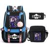 Peripheral Printing Children'S Backpack Set Leisure Student Schoolbag Pencil Bag Shoulder Bag