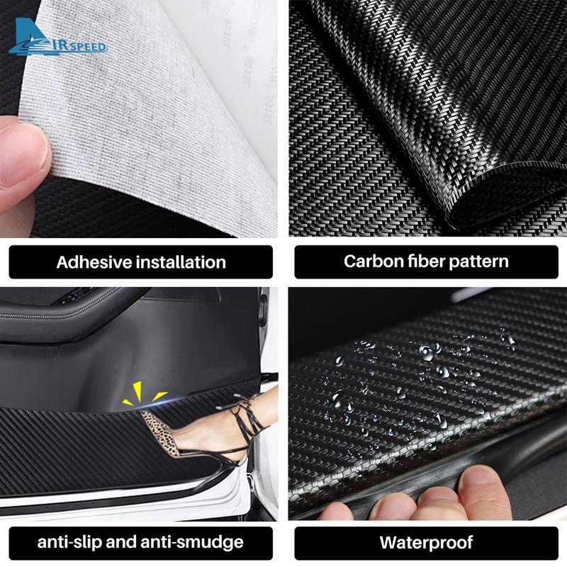 Door Anti-kick Pad For Mazda CX-30 CX30 2024 2025 LHD RHD Car Leather Carbon Mat Interior Trim Accessories