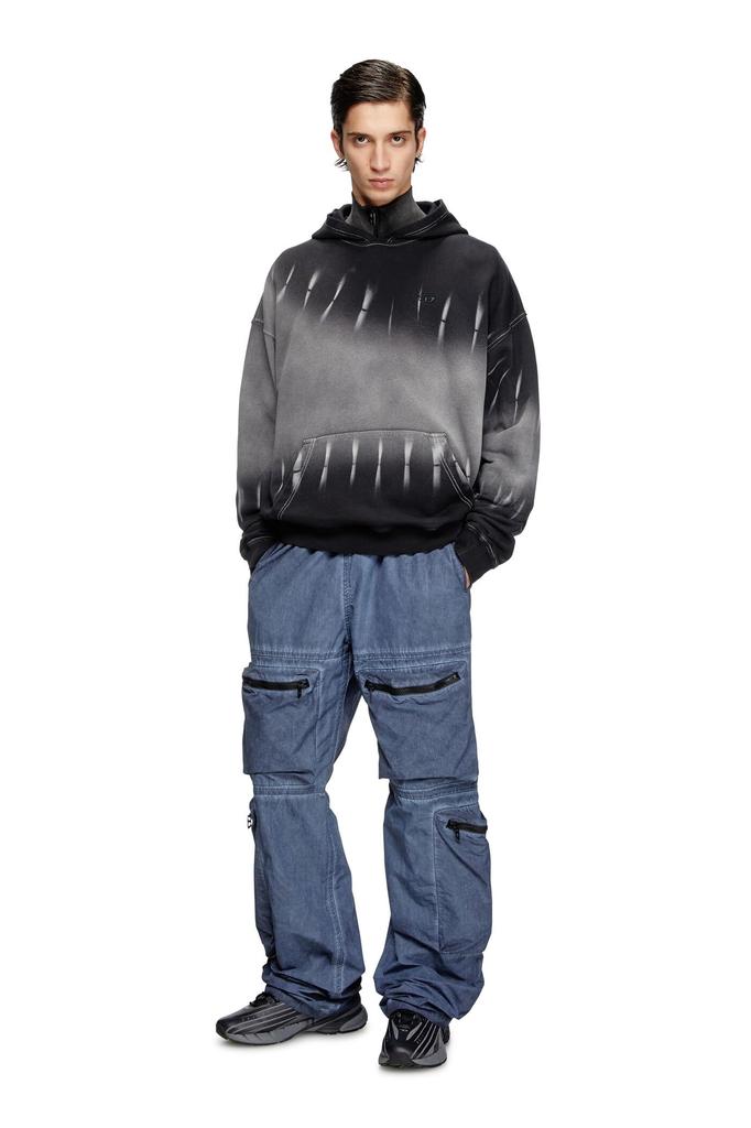 Diesel Men's P-NOODE-A Cargo Pants, Size L, Navy, Size 8AT, A162110IQAX