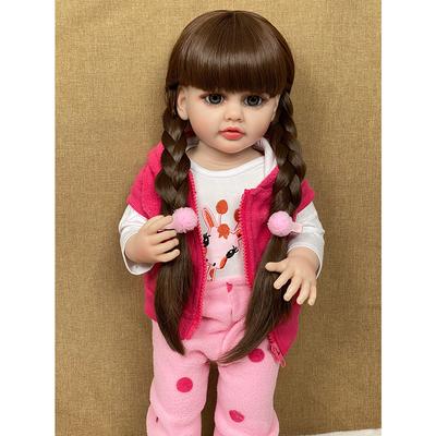 55 cm Sulu Yapay Bebek Oyuncakları Yeniden Doğmuş Bebek Yenidoğan Simülasyon Yeniden Doğmuş Bebekler Gerçek Bebek Oyuncak