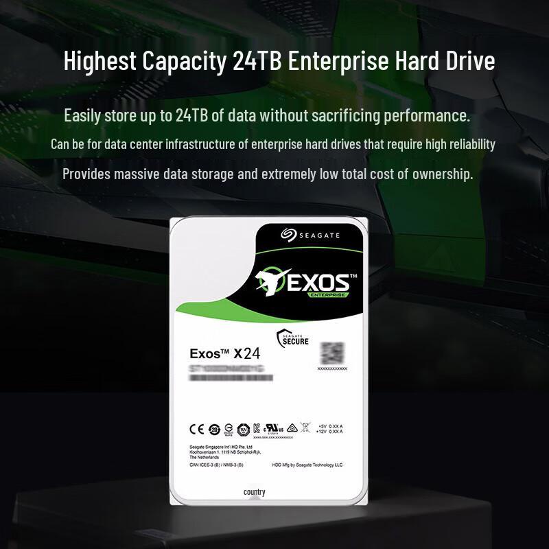 Seagate Exos 16TB Enterprise Hard Drive