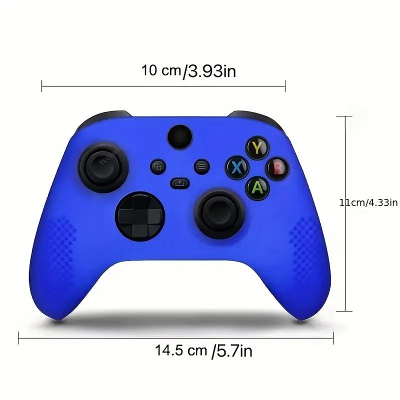Vhodné pro konzolu XBOX Series X Silikonová ochrana rukojeti měkký kryt vyrobený ze silikonového materiálu pro pohodlný dotyk