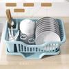 Kitchen Drainage Rack Drainer Board Countertop Utensils Plates Chopsticks Bowls Spoons Storage Dish Drying Rack