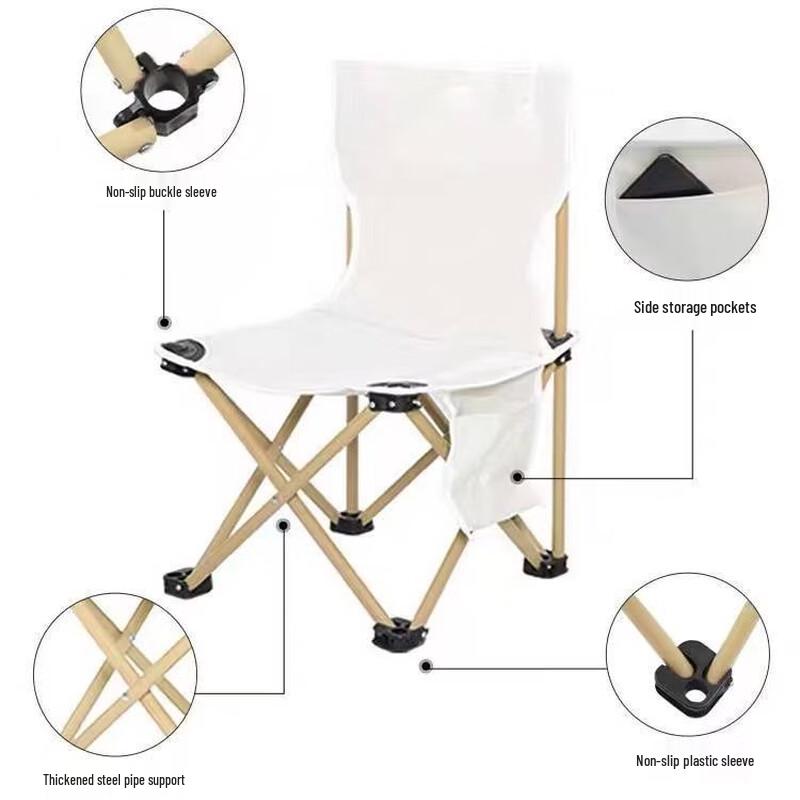 ZISIZ Outdoor Folding Table and Chair Set