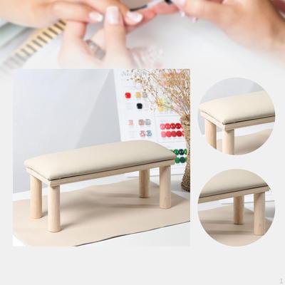 Arm Rest for Nails Manicure Hand Stand Wood Nail Salon Manicurist Armrest