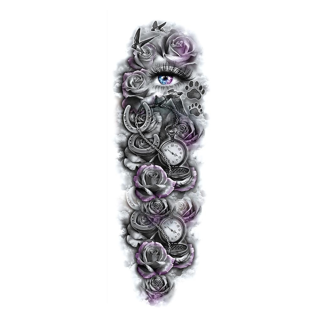 Men Arm Temporary s Sticker Fake Tatoo Hot 3D Art