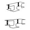 2Pcs Wall Mount Wire Rack Box Versatile Disposable Glove Dispenser for Salon