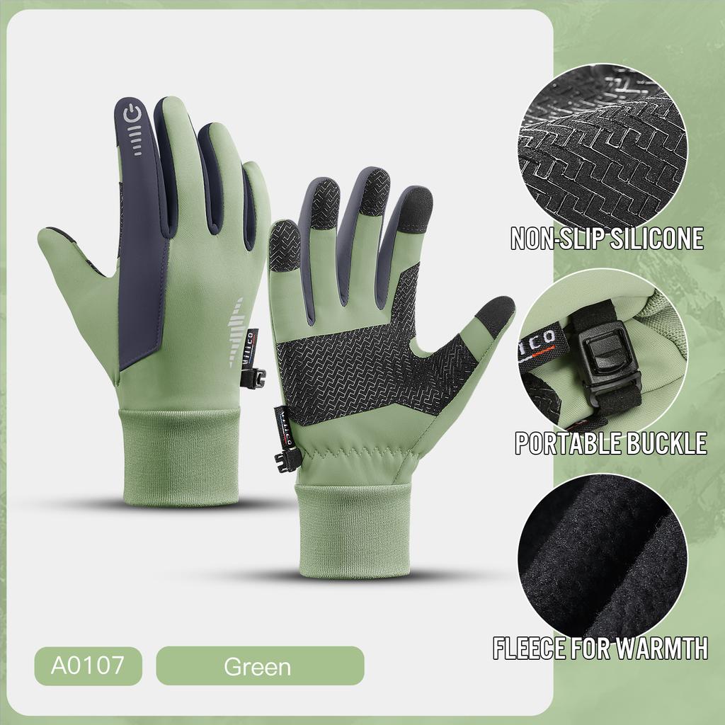 Winter Sports Warm Gloves Men Women Touch Screen Ski Cycling Cold-Proof Outdoor Plus Velvet