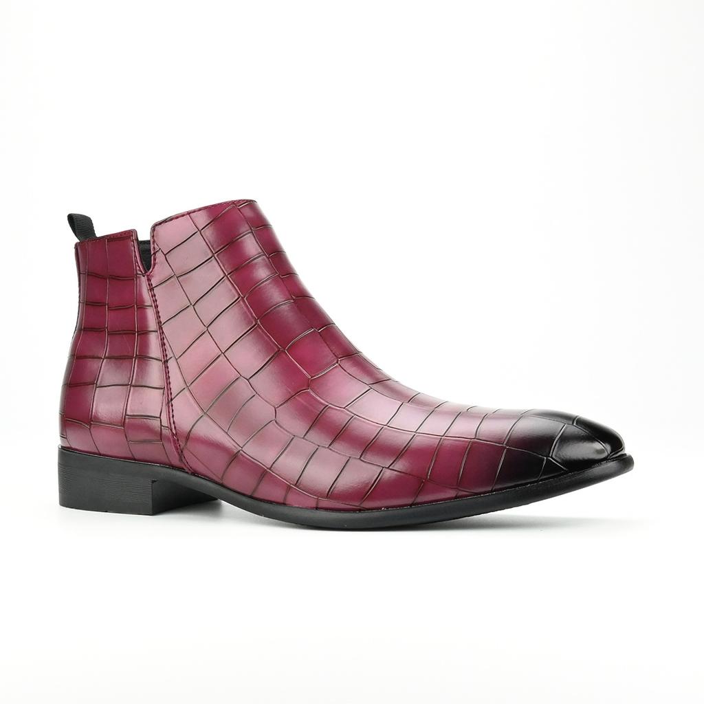 Fashion Men's Boots Pointed Mens Chelsea Boots Plus Size Business Formal Shoes Wear-resistant Non-slip Men Ankle Boots Slip-on