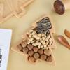 Servierplatte für Partydekoration Weihnachtlich thematische Speiseteller Dekorative Snacks Desserttablett Kreative Küchenutensilien