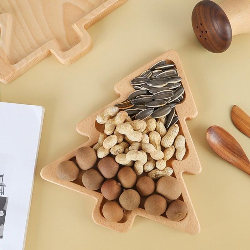 Servierplatte für Partydekoration Weihnachtlich thematische Speiseteller Dekorative Snacks Desserttablett Kreative Küchenutensilien