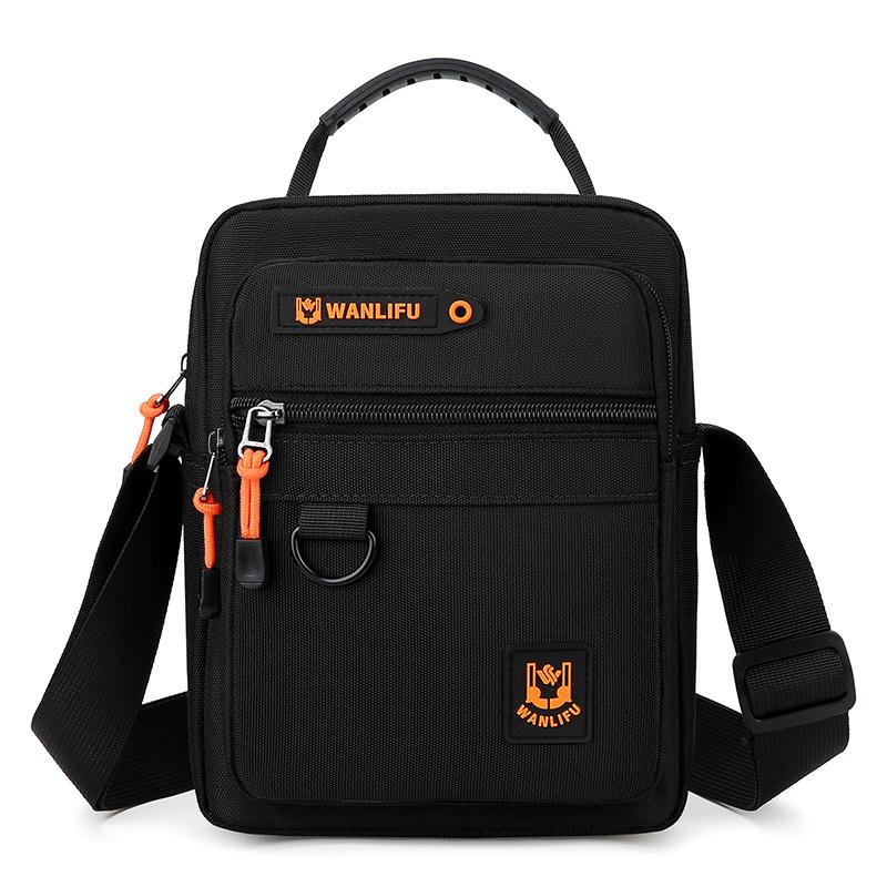 

Повседневная мужская сумка через плечо, легкая сумка из Оксфорда, мужской кошелек, маленькая сумка кросс-боди, модная стильная мужская сумка, сумки-мессенджеры чёрный