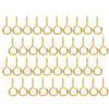 200Pcs Pearl Screw Eye Peg Pin Pendant Connector Screw Spike DIY Making Jewelry Accessorygolden