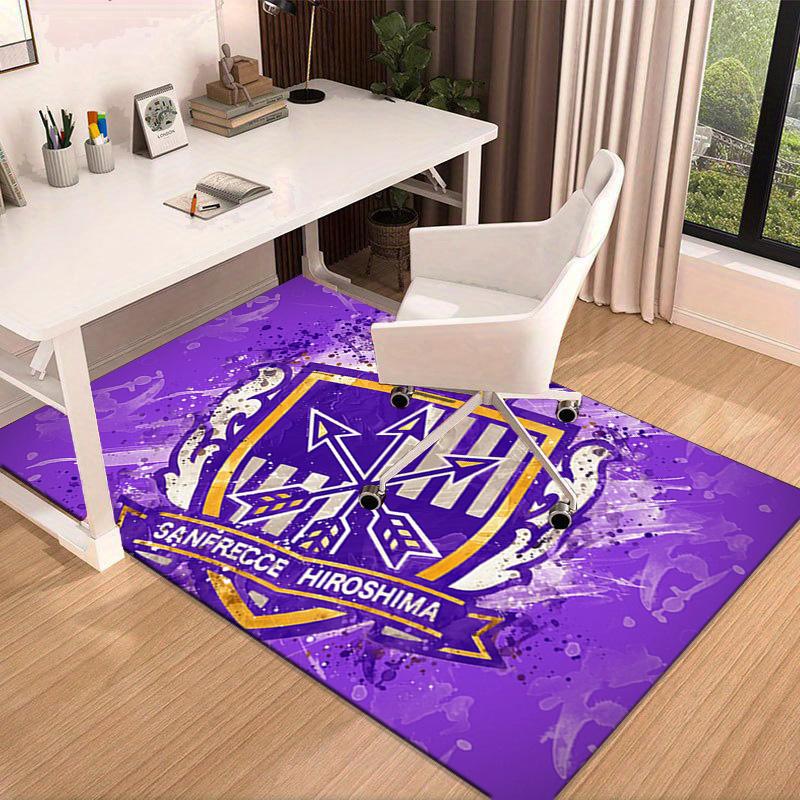 Football Club Emblem Printed Area Rug for Office, Chair Rug, Decorative Carpet Floor Mat, Large Size Fan gifts Christmas gifts