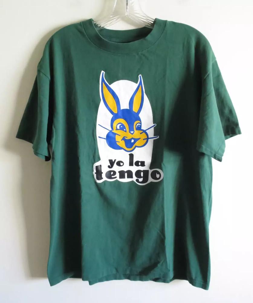 YO LA TENGO Band Bunny Green Gift For Fan Full Size S-5XL Unisex T-Shirt