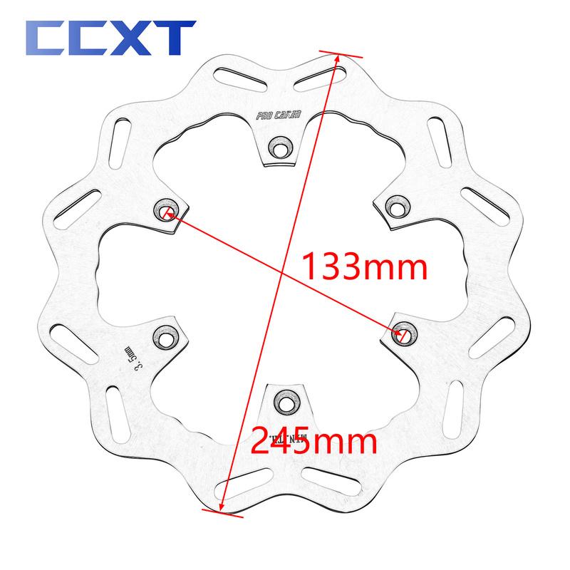 Motorcycle 270mm 245mm Front Rear Brake Disc Rotor For Yamaha YZ250F YZ450F WR250F WR450F 2001-2021 YZ125X YZ 400F 426F 250X