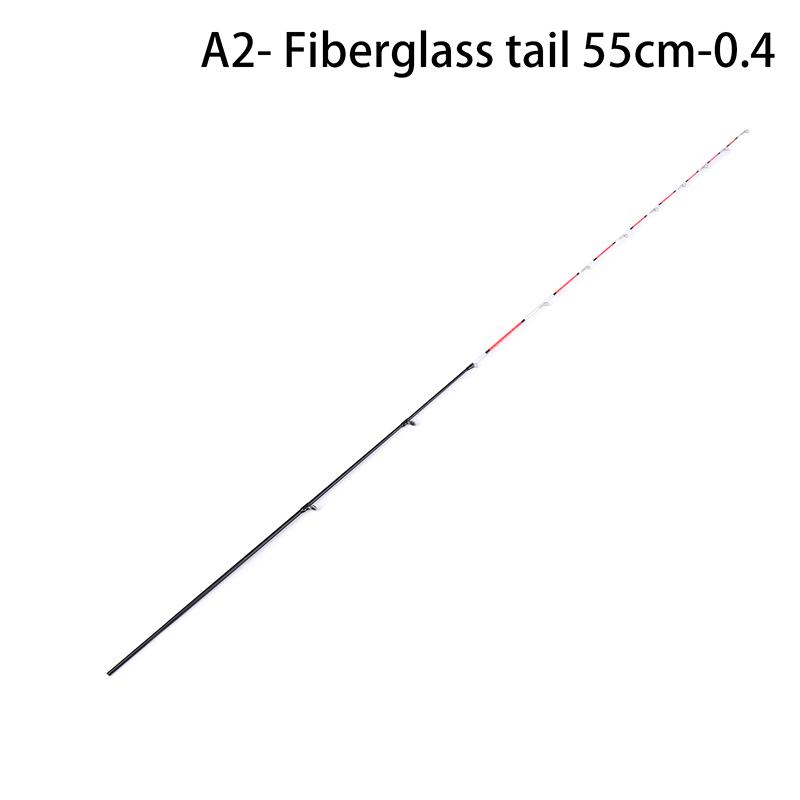 55Cm Glass Fiber Raft Tip Repair Refit Replace Night Fishing Spinning Flexible Rod Tip Winter Fishing Tackle Pole Accessories