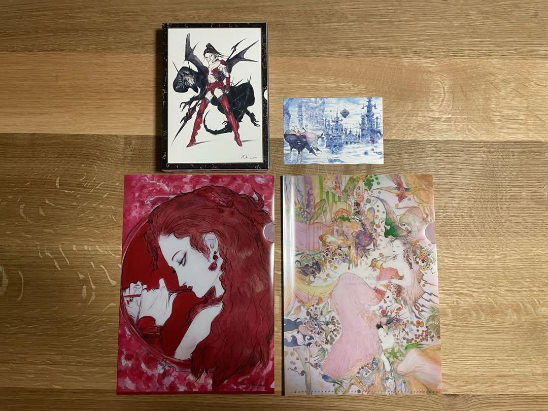 

[USED] Yoshitaka Amano Fantasy Art Exhibition Art Book () Clear File (Not for Sale) Postcard