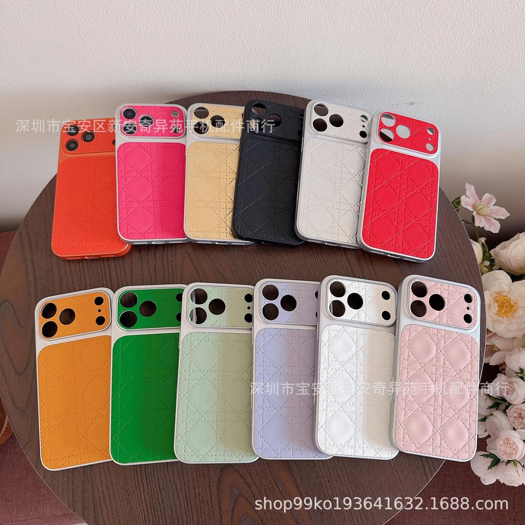 Rhombus Protective Case Is Suitable for iPhone17promax Anti-drop Apple Mobile Phone Case, Which Is Dedicated To iPhone17.