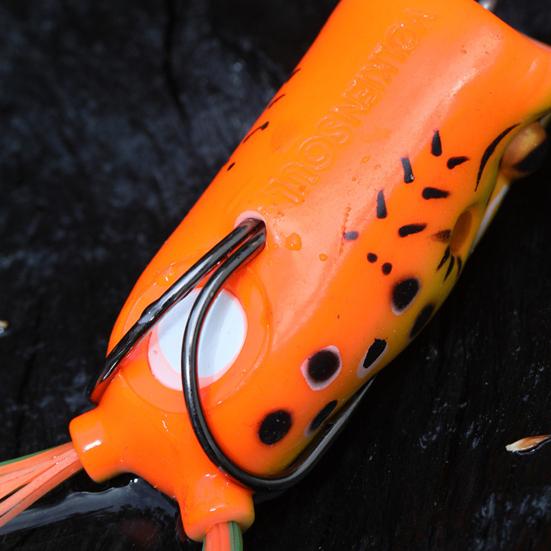 60mm/16g Fishing Lure Realistic Appearance Sharp Hook Big Mouth Large Snakehead Frog Wobbler