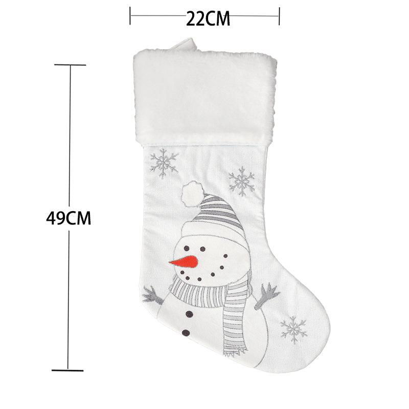 Christmas Decorations Santa Claus Pendants Christmas Socks Gift Bags Christmas Tree Ornaments Pendants Candy Bags