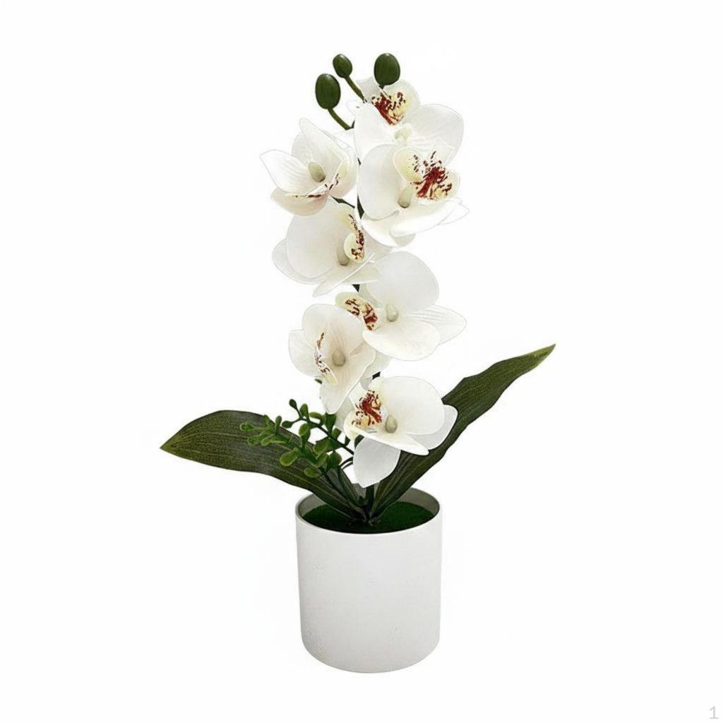 Artificial Floral Plant Maintenance Silk Flower Arrangement Pot Long
