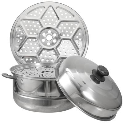 Double Layer Stainless Steel Steamer Pot Pasta Cooker Steaming Kitchen Tools Food