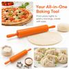 Food Grade Rolling Pins Non-Stick Cookie Dough Tool Durable Silicone Rolling Pin  Dough Preparation