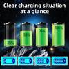 220W Battery Charger 12/24V 400A High Power Fast Charger Five-Level Intelligent Pulse Repair Charger Full Automatic LCD Display