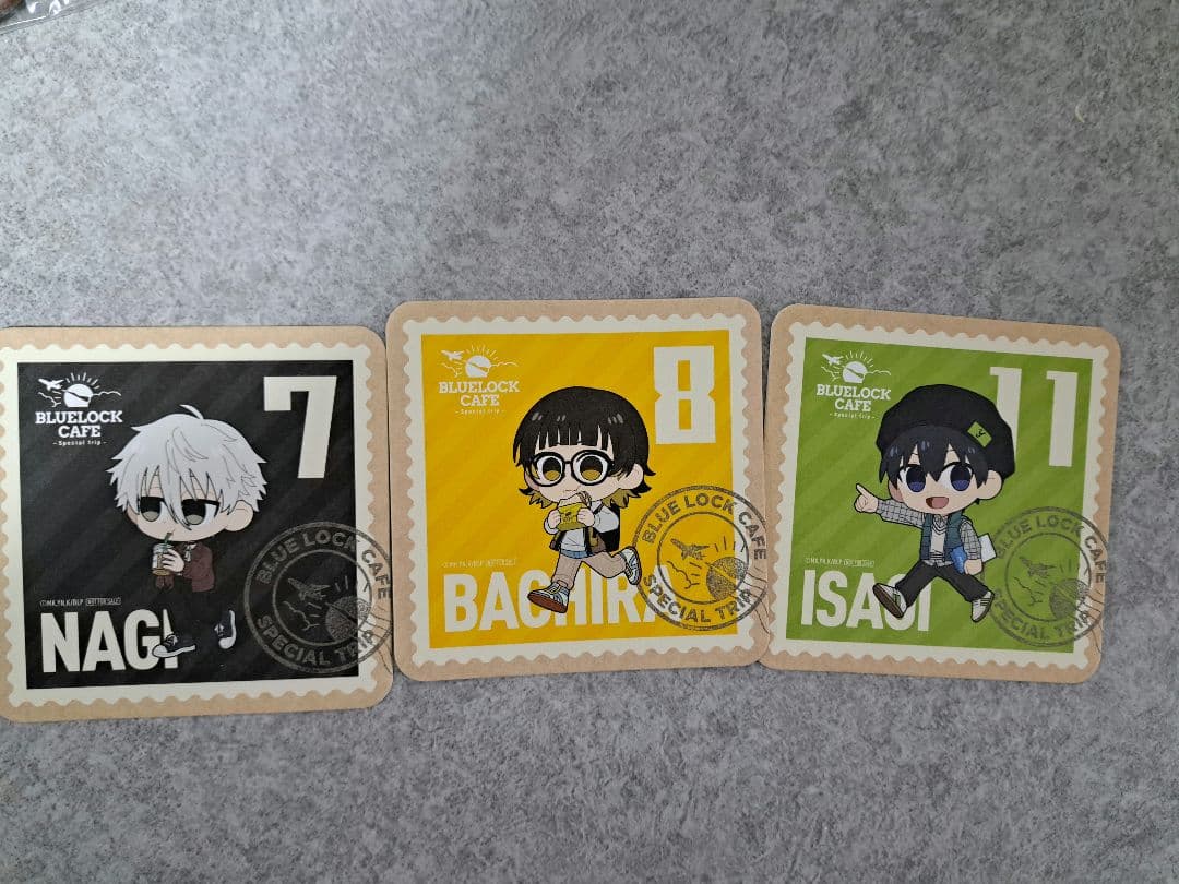 

[USED] Blue Lock BLUELOCK CAFE special trip coaster bonus Nagi Kiyoshi Horaku