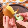 Pelapatate a Forma di Avocado Pelapatate Portatile Mini Pelapatate per Patata Pomodoro Frutta Retrattile da Esterno Pelapatate per Frutta Design con Blocco di Sicurezza Gadget da Cucina