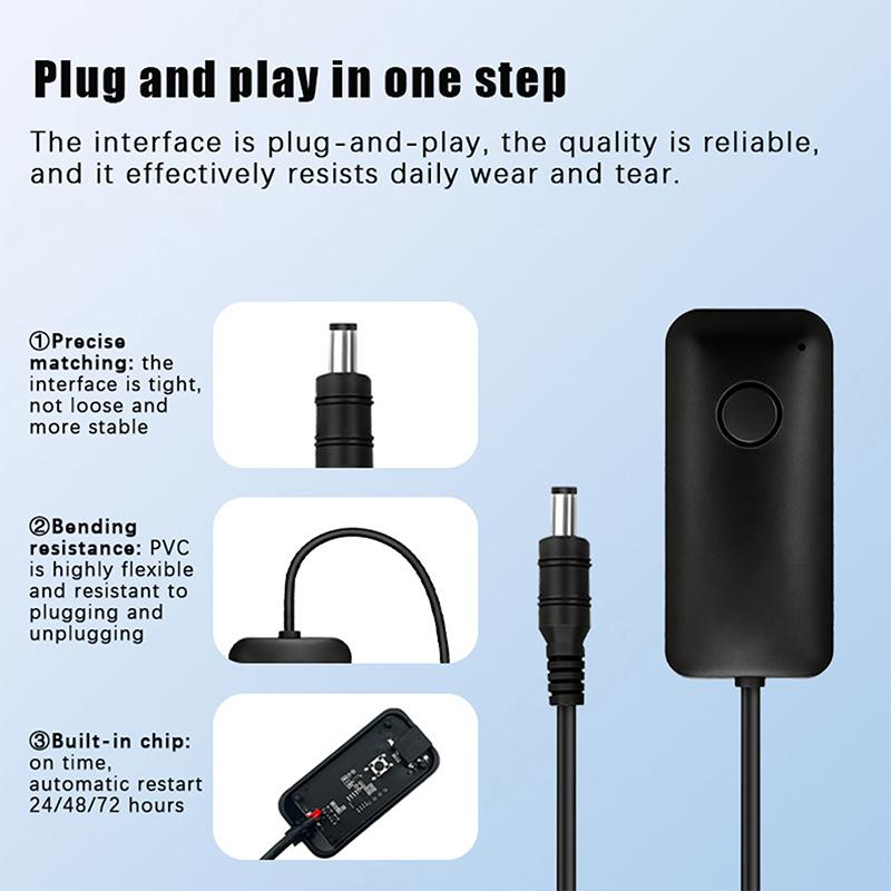Reset And Optical Modem Speed-up Connection Router Restart Cable Automatic Power-off Timed Network Controller