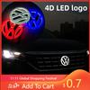 Pro VW 4D LED pro světlo loga Volkswagen přední a zadní samolepky loga vhodné pro Tiguan/Passat/Golf/Polo/Jetta/Beetle/CC/MK5/