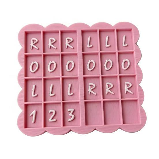 Портативная доска для тренировки маджонга 3D-печатный инструмент для самостоятельной тренировки в маджонг Помощь в стратегии американского маджонга Легкие инструменты для индивидуальной тренировки розовый