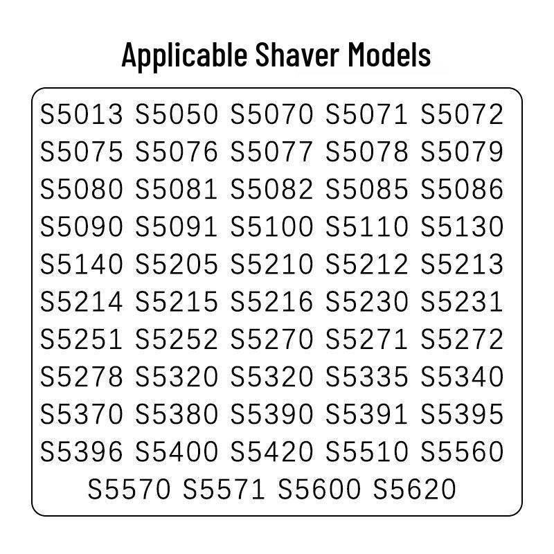 Compatible Cutter Head Accessories for Philips S50 Series 5000 Shavers S5070, S5050, 5080, 5095