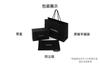 Chanel 23b Diamond Pattern Hula Hoop Gold Buckle Strapless Crescent Bag Handbag Grainy Lychee Leather And Caviar Leather Handbag Mini Female Black
