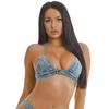 European American Denim Bandage Bikini – Sexy Women's Swimsuit 2024 Collection