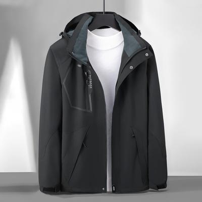 High-end Men's and Women's Spring and Autumn Thin Outdoor Windproof and Waterproof Single-layer Casual Sports Hooded Mountaineering Jacket