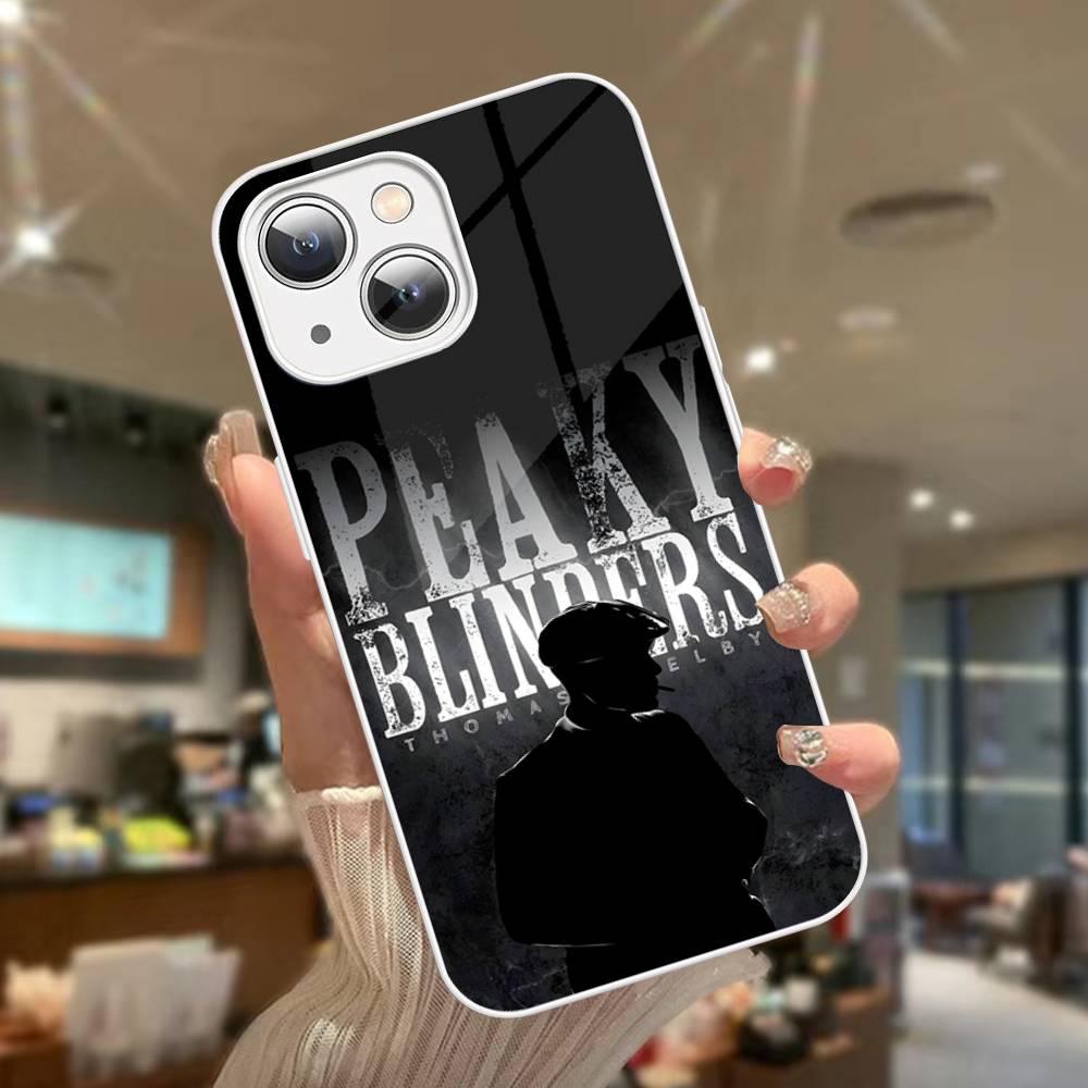 Movie P-Peaky-S B-Blinders For IPhone 14 13 12 Mini 11 Pro XS Max X XR 14 Plus Tempered Glass Cover