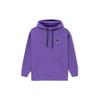 Li Ning Sports Basketball Series Fleece Pullover With Back Print Winter Hoodie Unisex Hoodies Purple AWDRH49-2